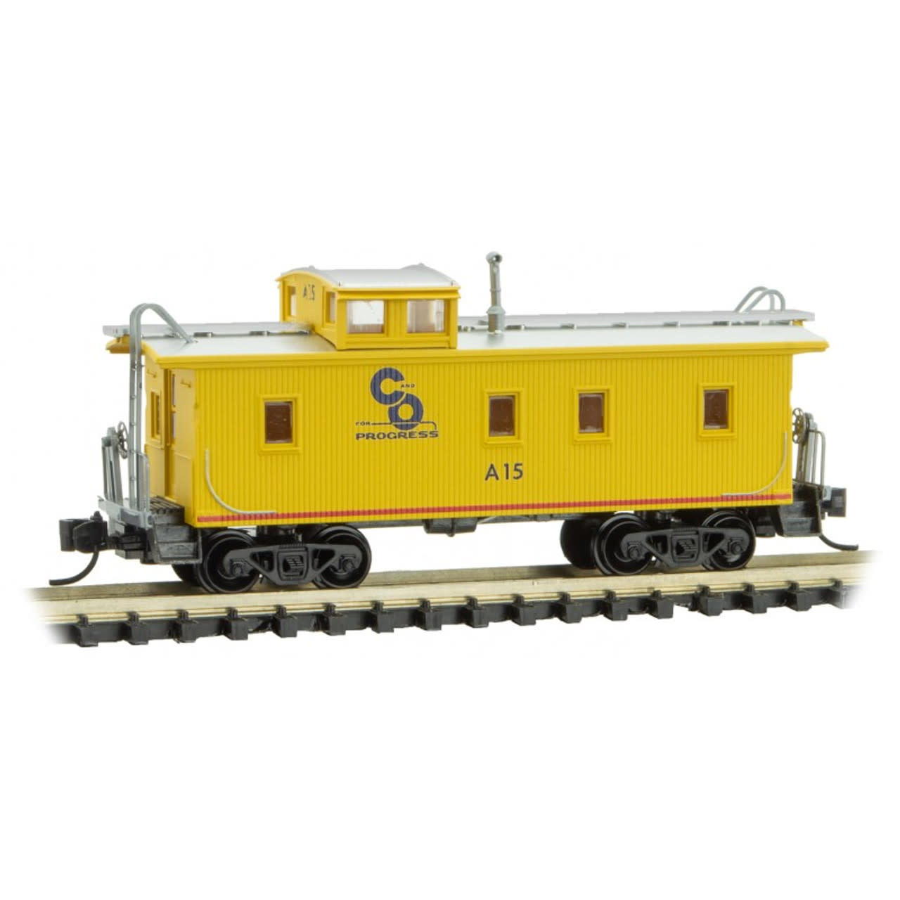 05100330 N 34' Wood Sheathed Caboose, Chesapeake and Ohio