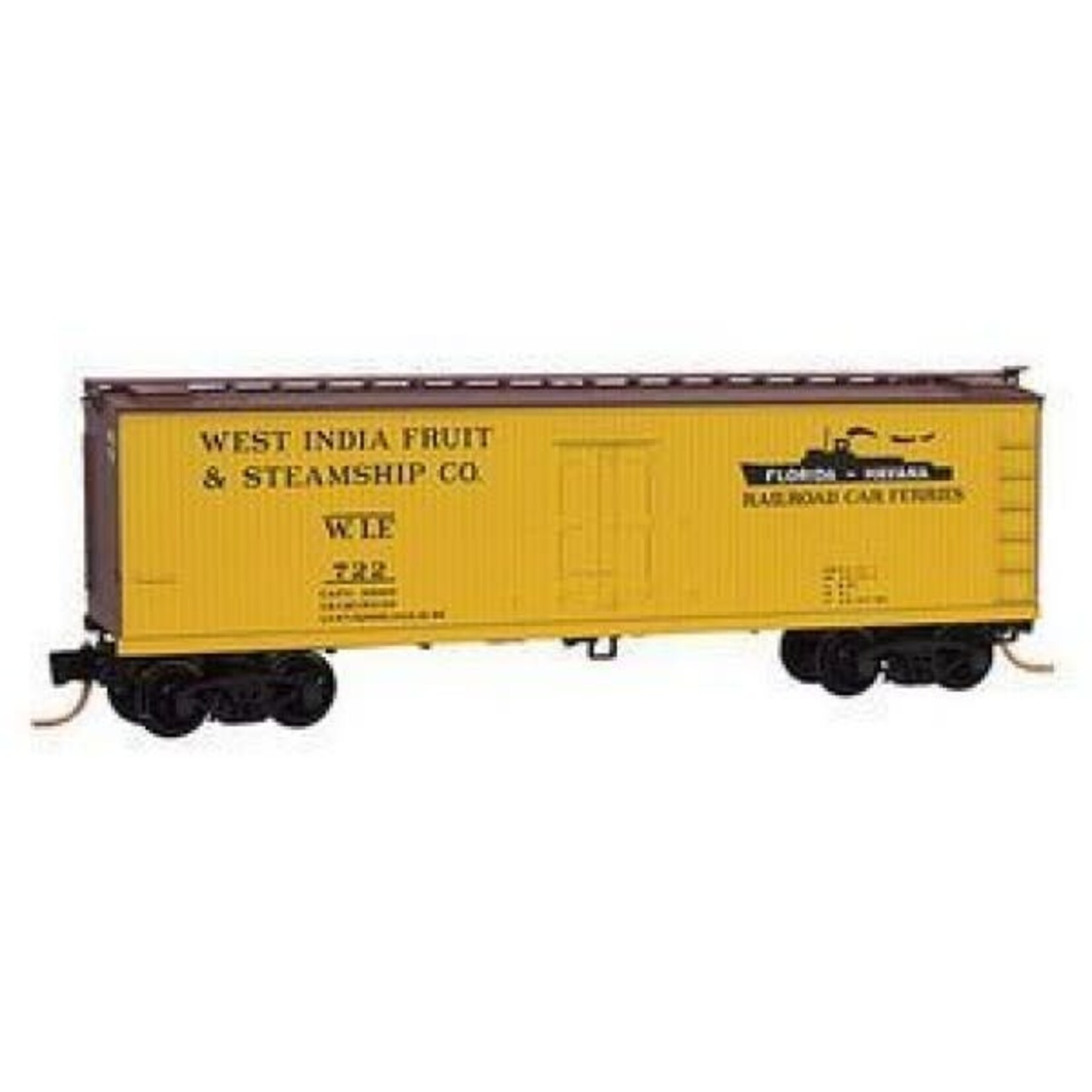 Micro Trains Line 04900510 N West India Fruit & Steamship WIF 722 (yellow, Boxcar