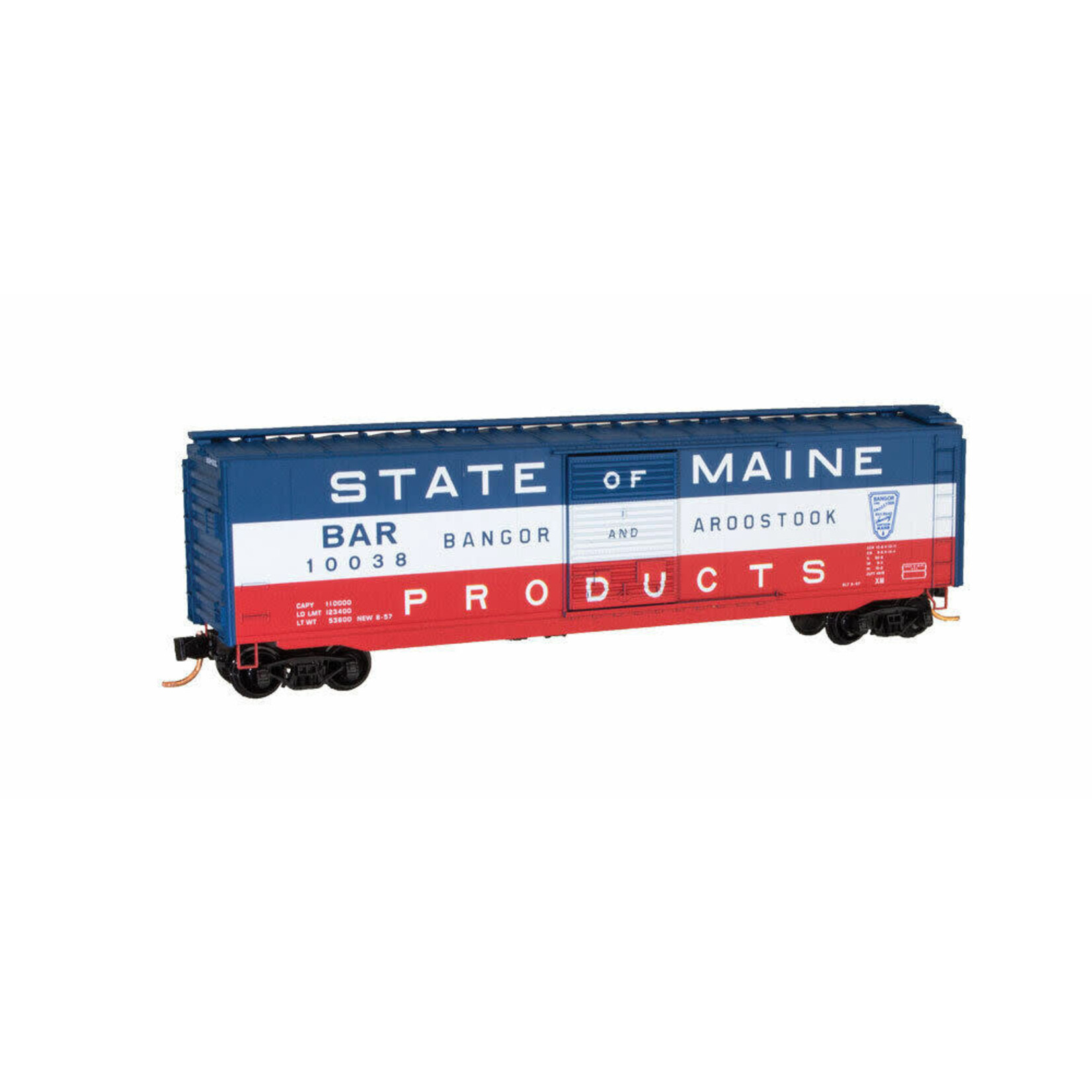 Micro Trains Line 03100472 N BAR State Of Maine 50' Standard Box Car