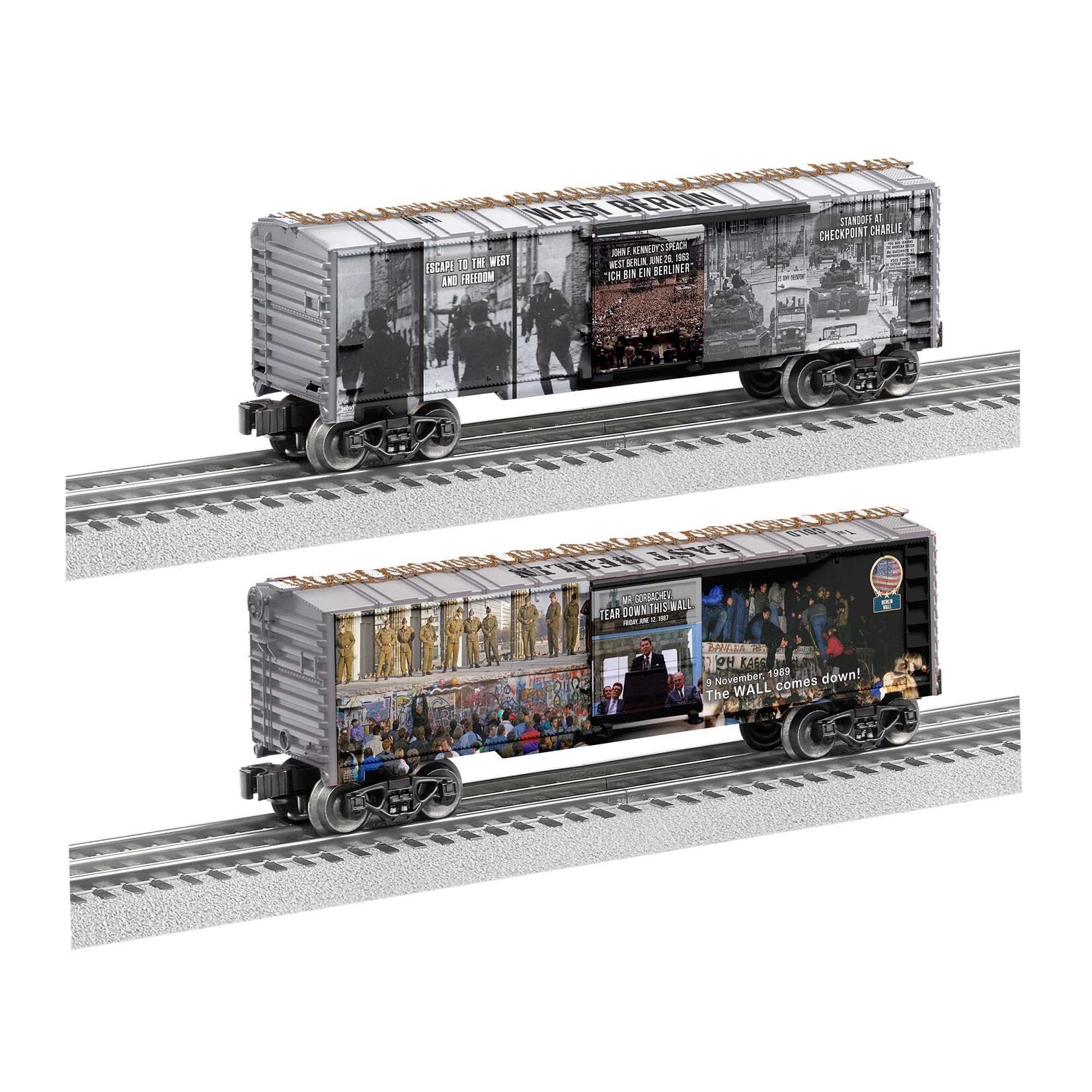 Lionel 2038080 O Berlin Wall Boxcar