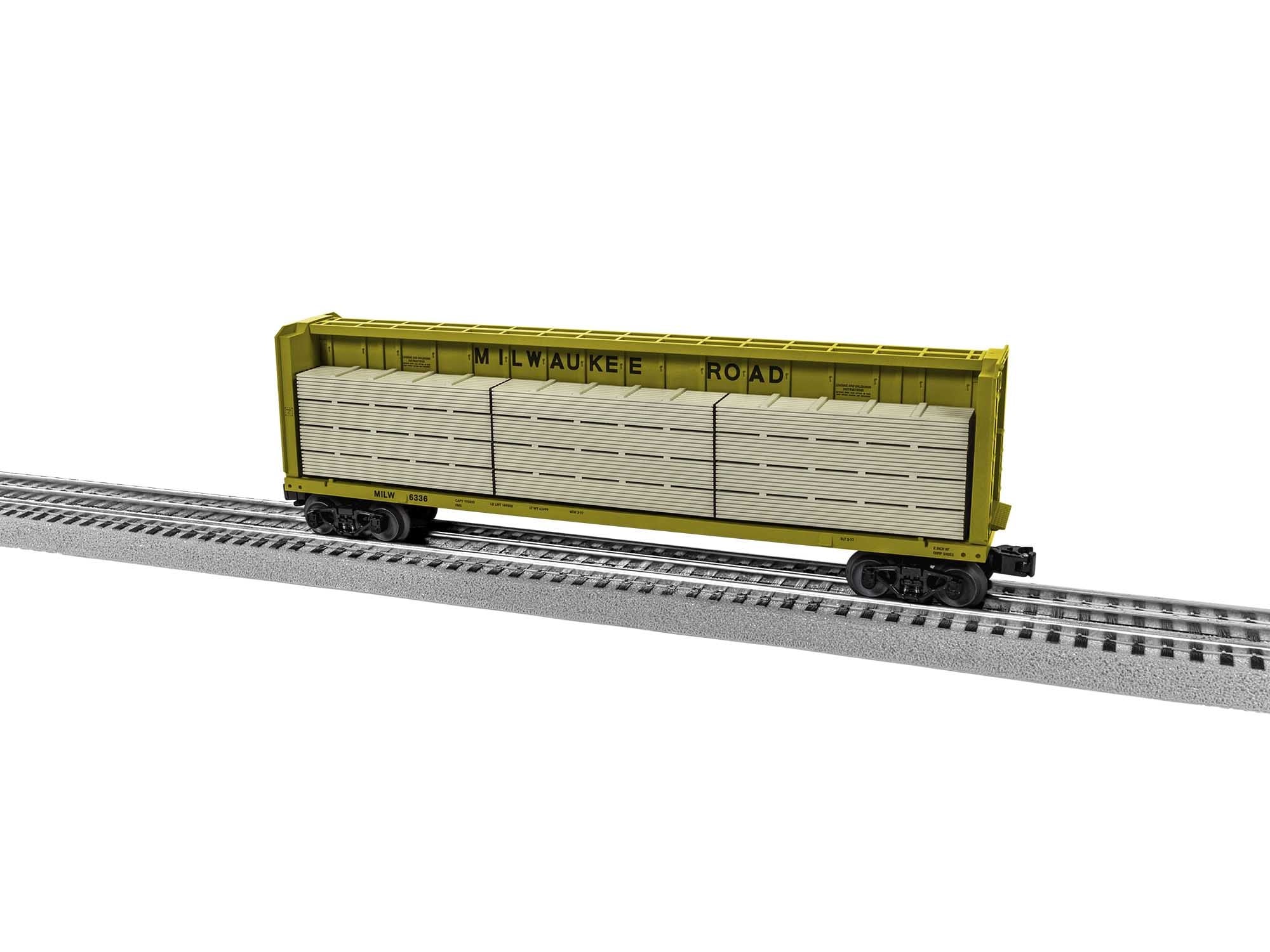 2043053 O Centerbeam Flatcar Milwaukee Road #6336