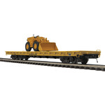 MTH 2098796 O Flat Car with Caterpillar Traxcavator