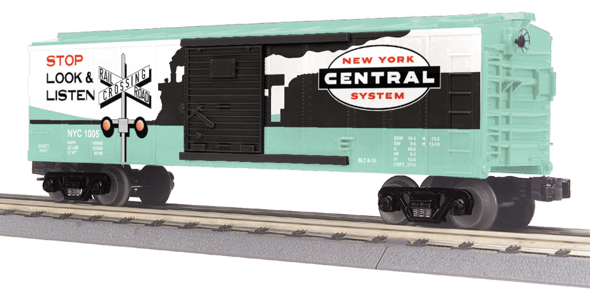 3074827 O NYC Boxcar w/Blinking LEDs