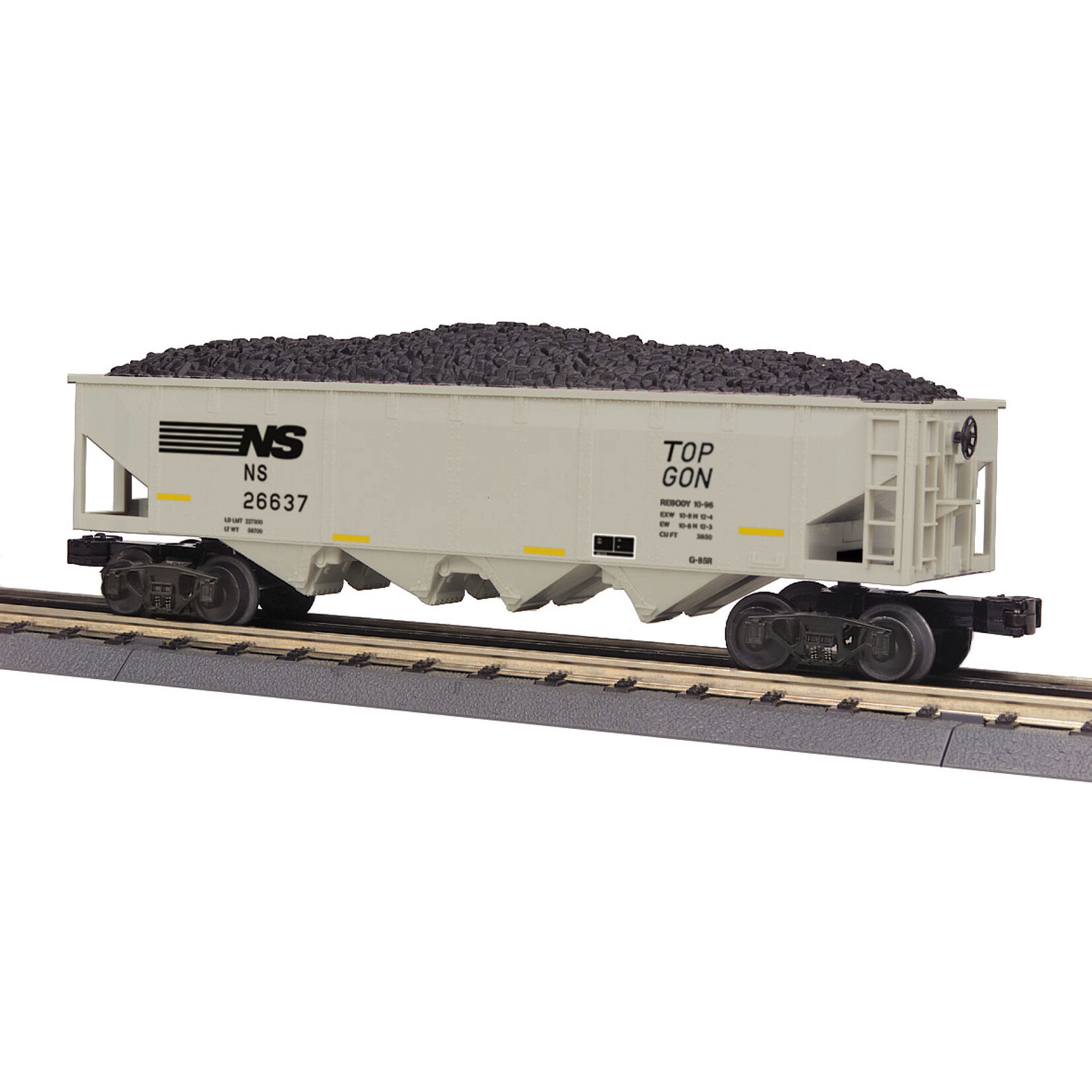 MTH 3075442 O 4-Bay Hopper Norfolk Southern #26637