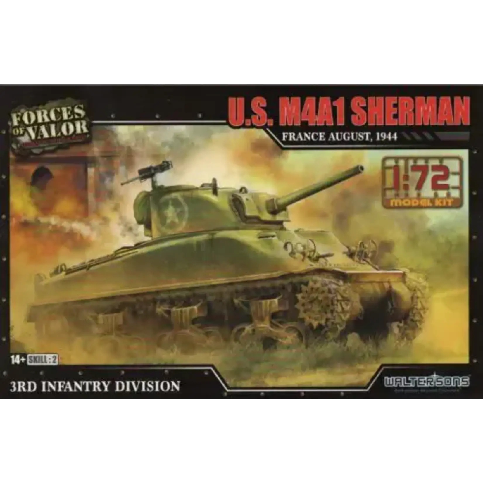 Waltersons 873004 FOV US M4A1 Sherman Tank