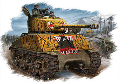 84804 US M4AE3E8 US Korean War tank