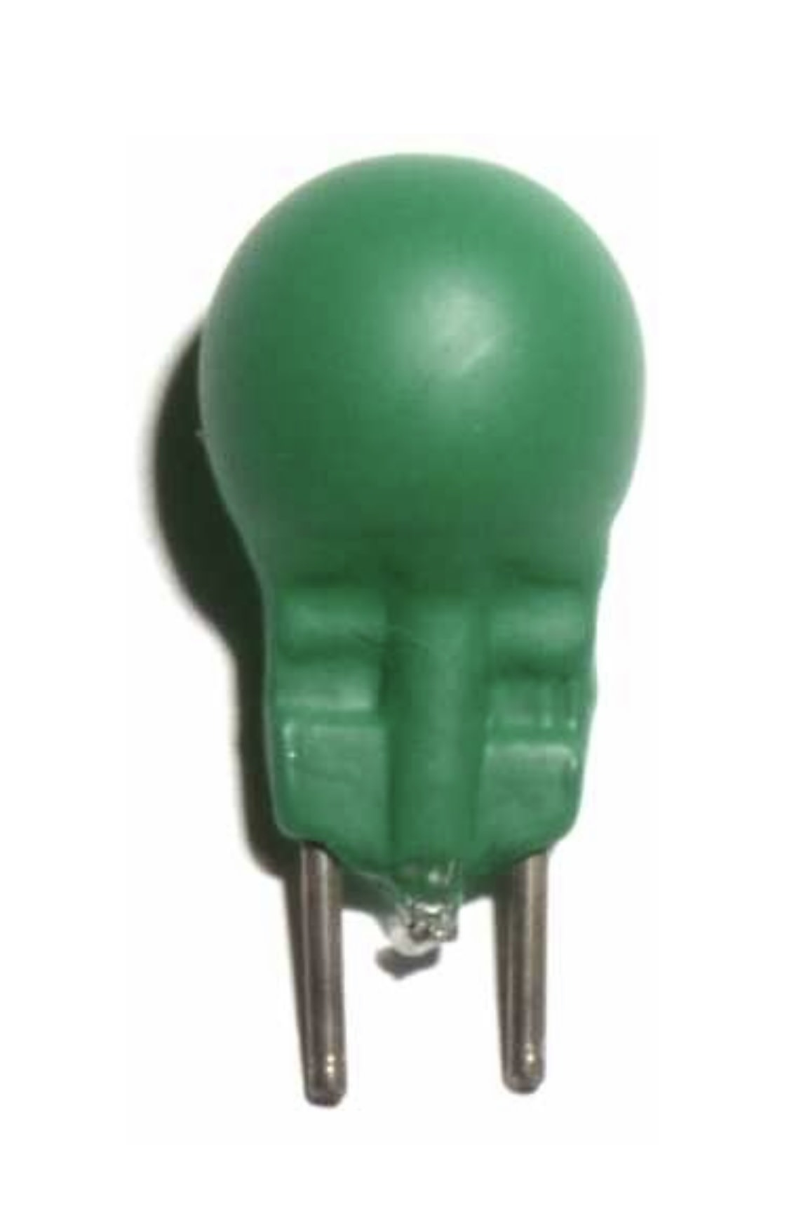 19 GREEN PAINTED 2 PIN 14 VOLT