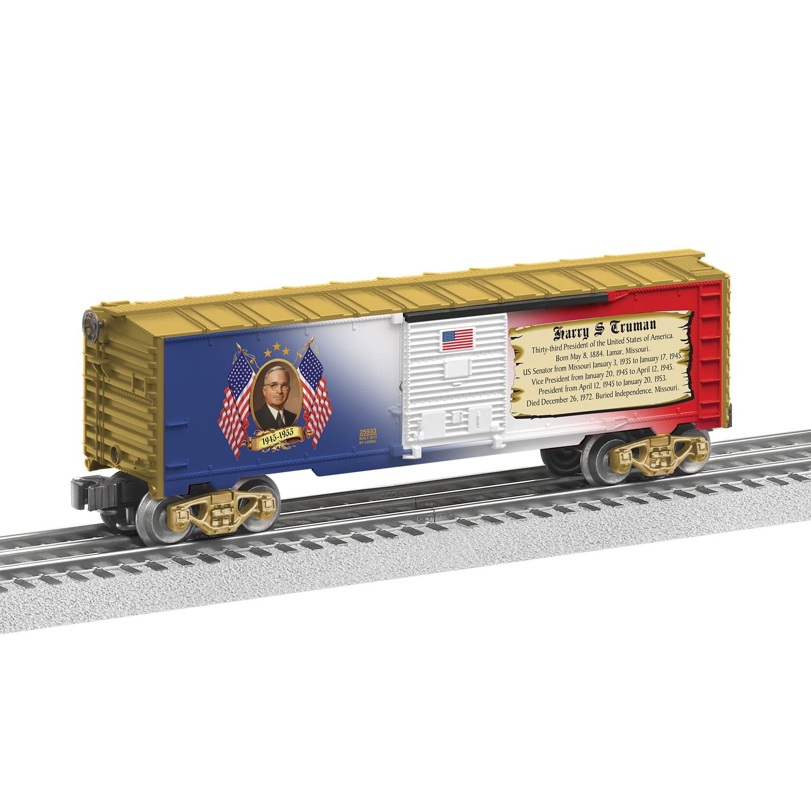 Lionel 625933 O USA Harry S. Truman Presidents Boxcar