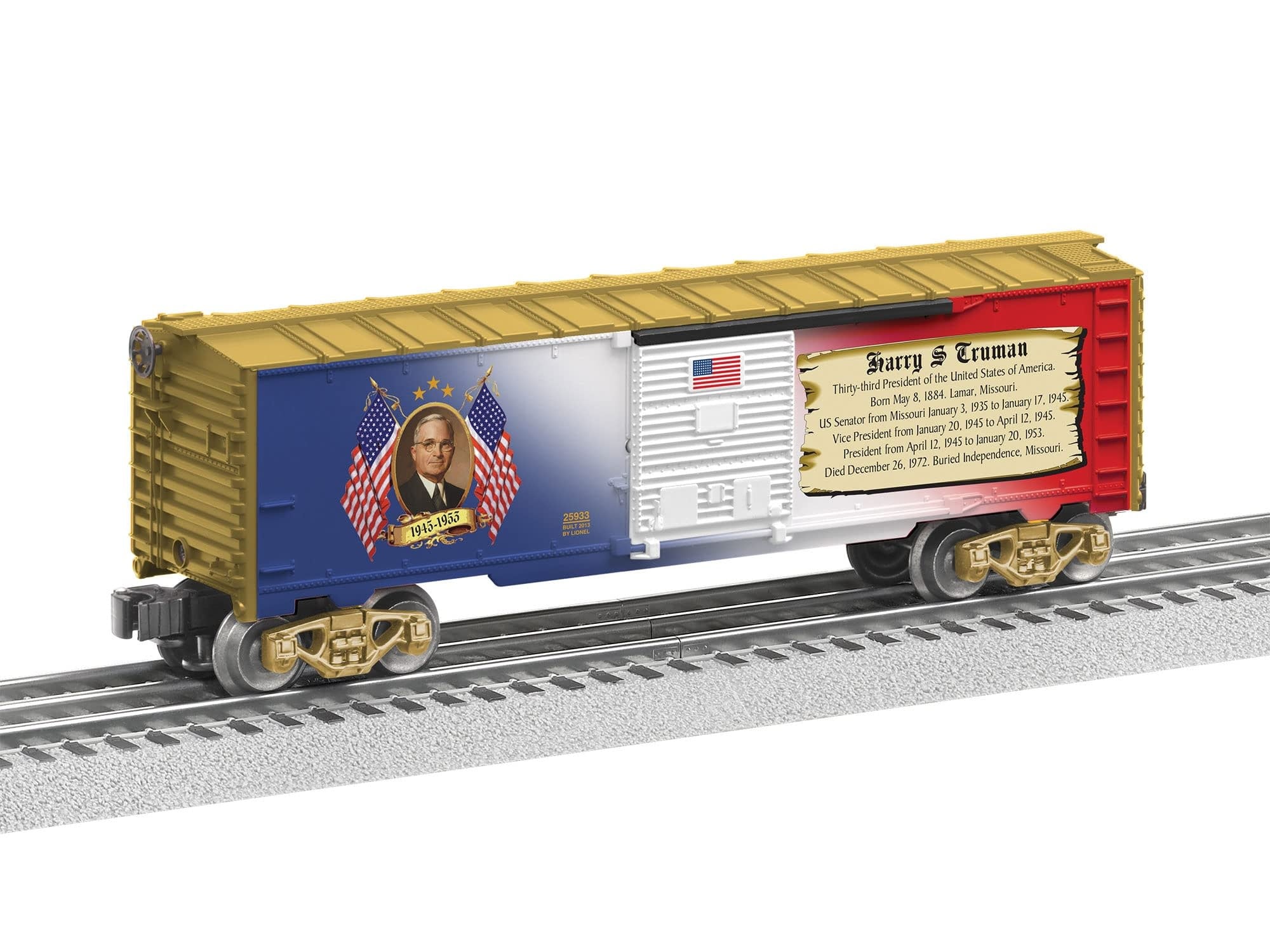 625933 O USA Harry S. Truman Presidents Boxcar