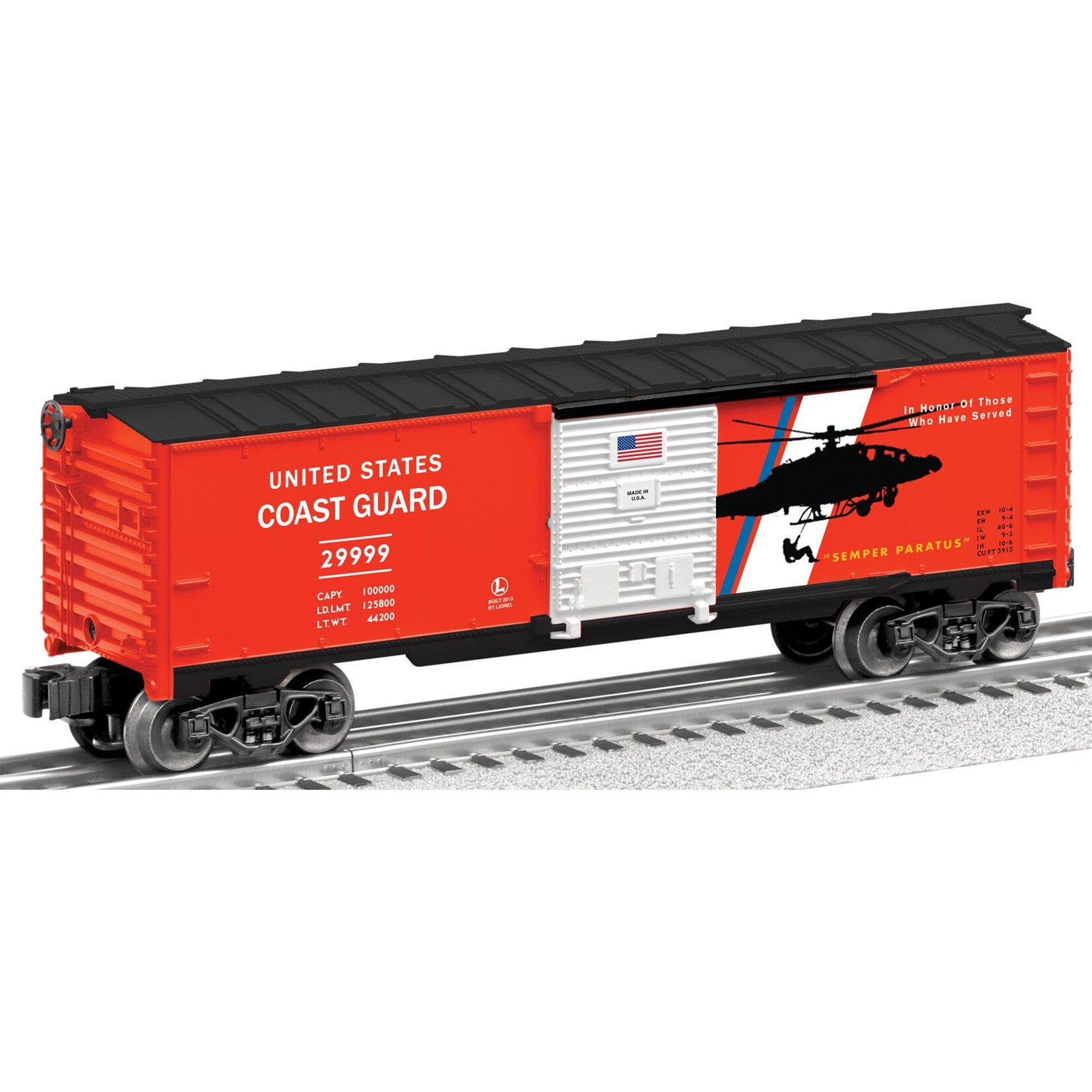 Lionel 629999 O U.S. Coast Guard Made In USA Boxcar
