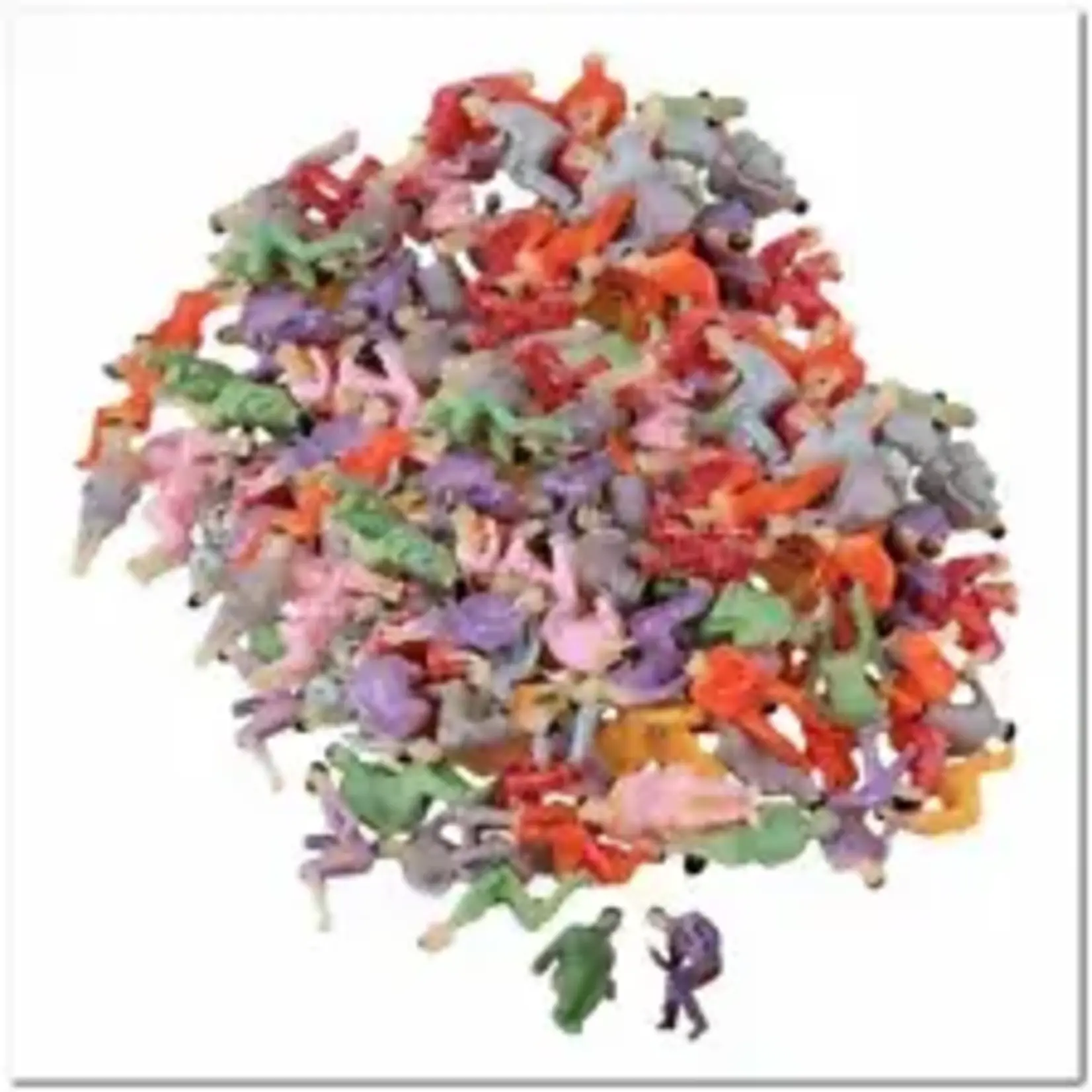 HO Scale Economy Figures - 100 Count