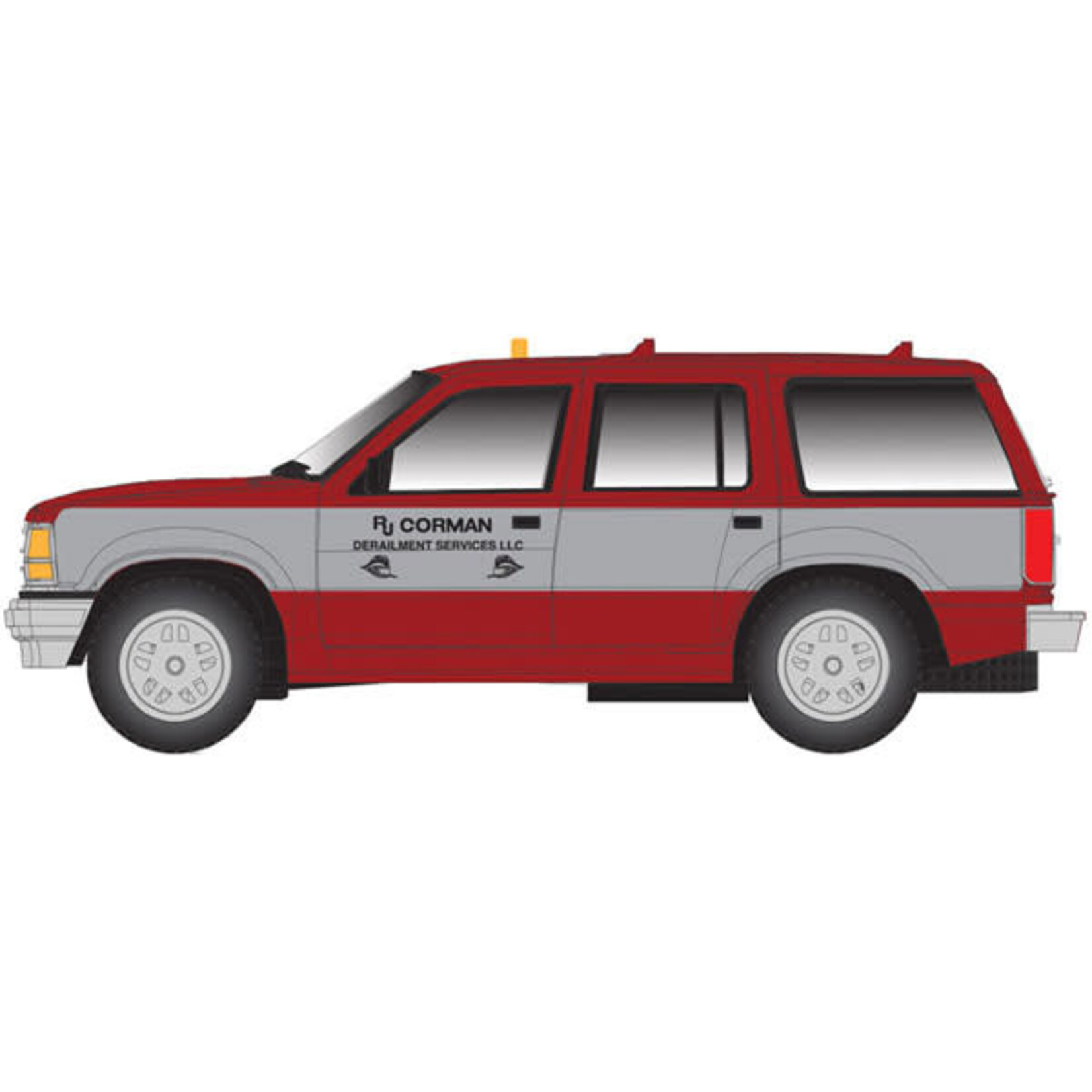 Atlas 30000141 HO Ford Explorer RJ Corman (Red/Silver)