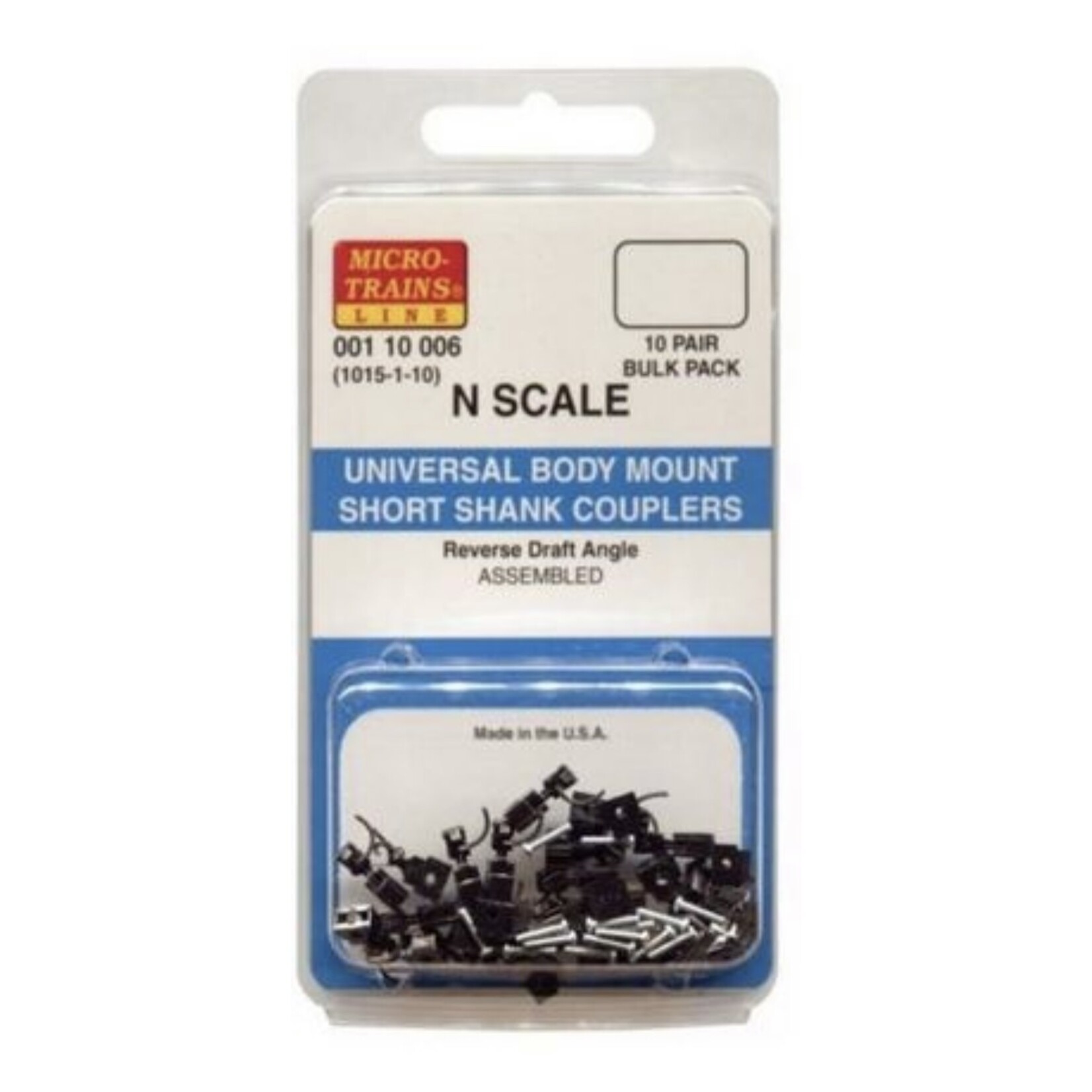 Micro Trains Line 00110006 N Shank Couplers ( 1015-1-10 )