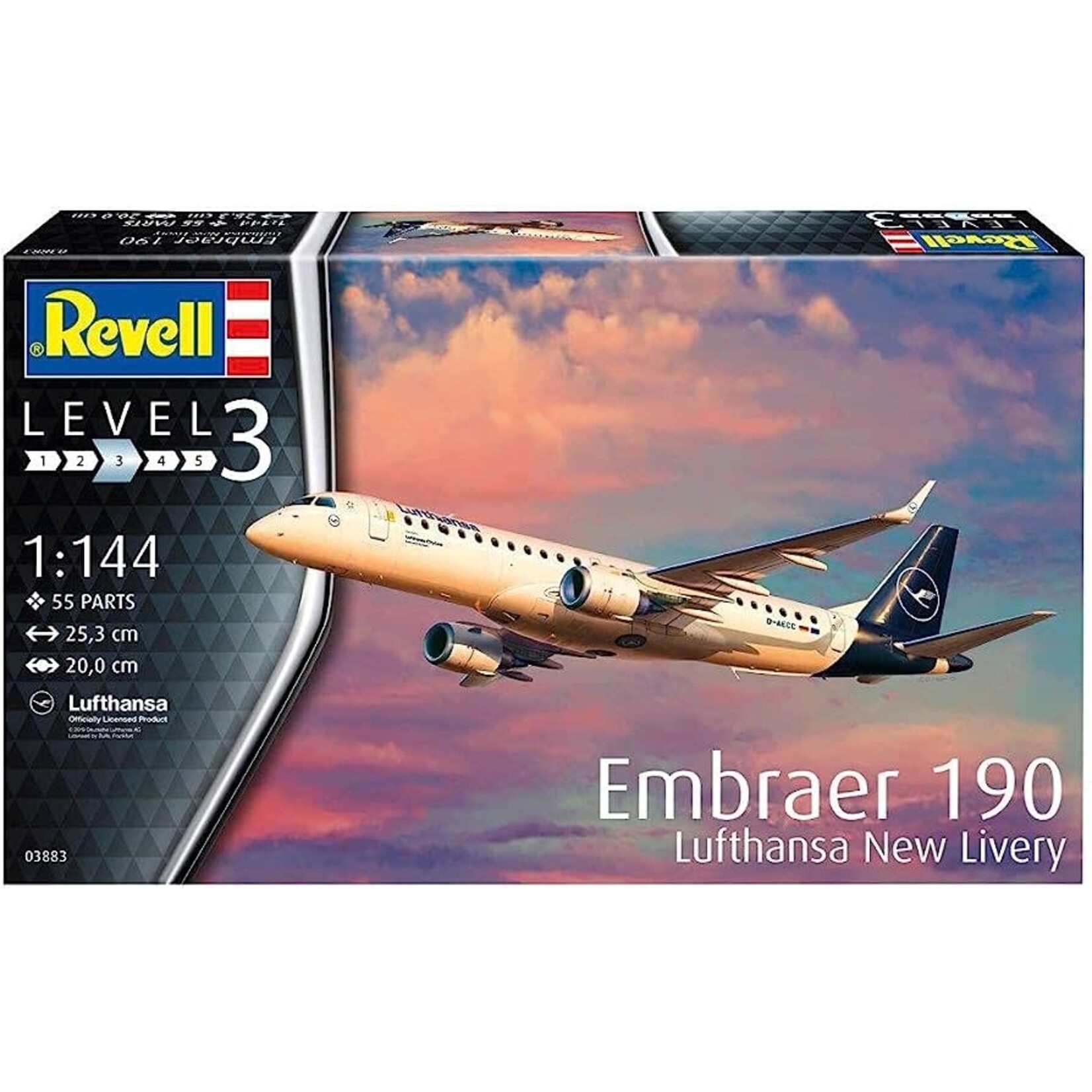 Revell 03883 Embraer 190 Lufthansa