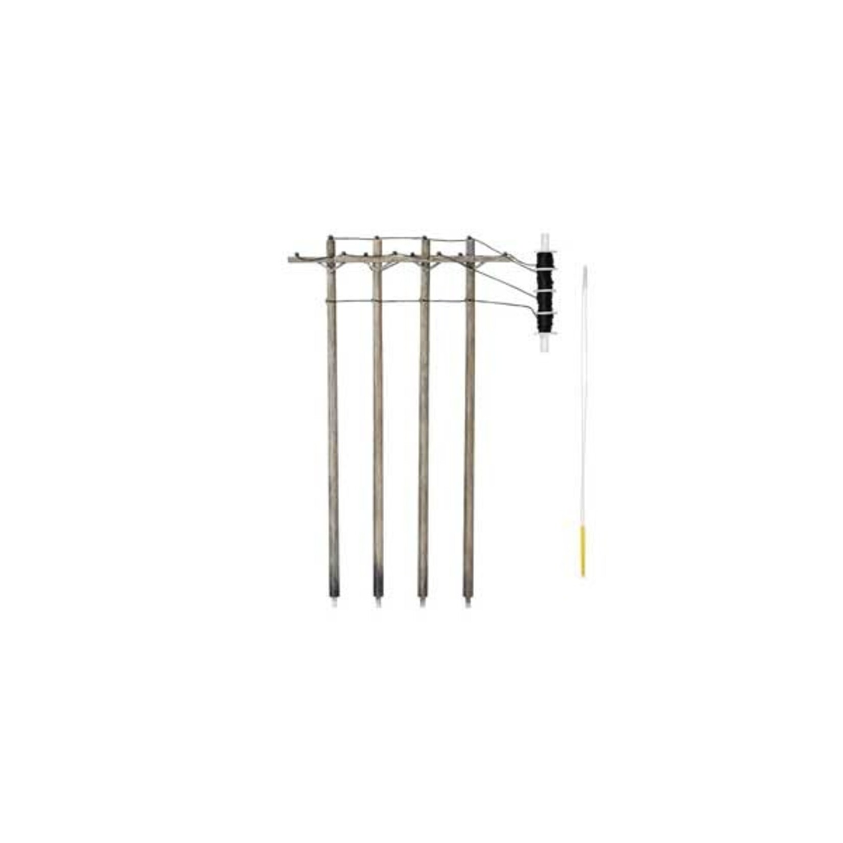 Woodland Scenics 2250 N Pre-Wired Poles - Single Crossbar