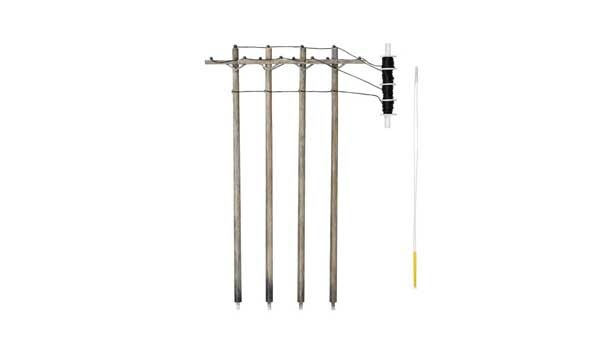 2250 N Pre-Wired Poles - Single Crossbar