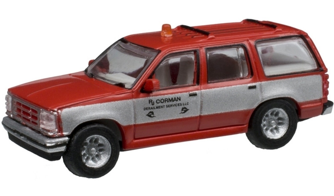 60000140 N Ford Explorer RJ Corman (Red/Silver) (2)