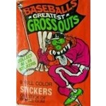 1988 Leaf Baseball Greatest Grossouts 9 Stickers