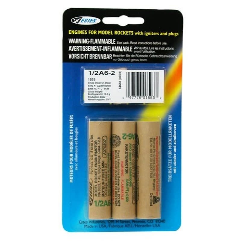 1593 1/2A6-2 Engines - 3 Pack