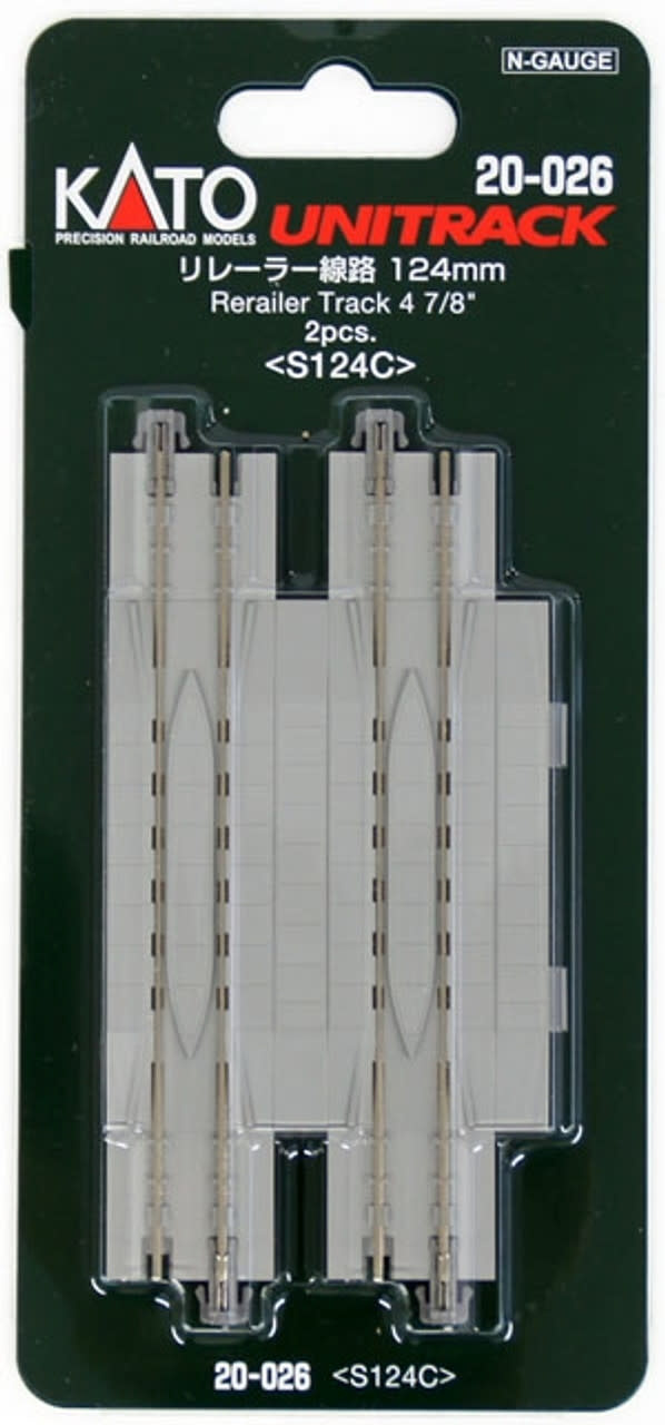 20026 N 124mm 4-7/8 Rerailer Track