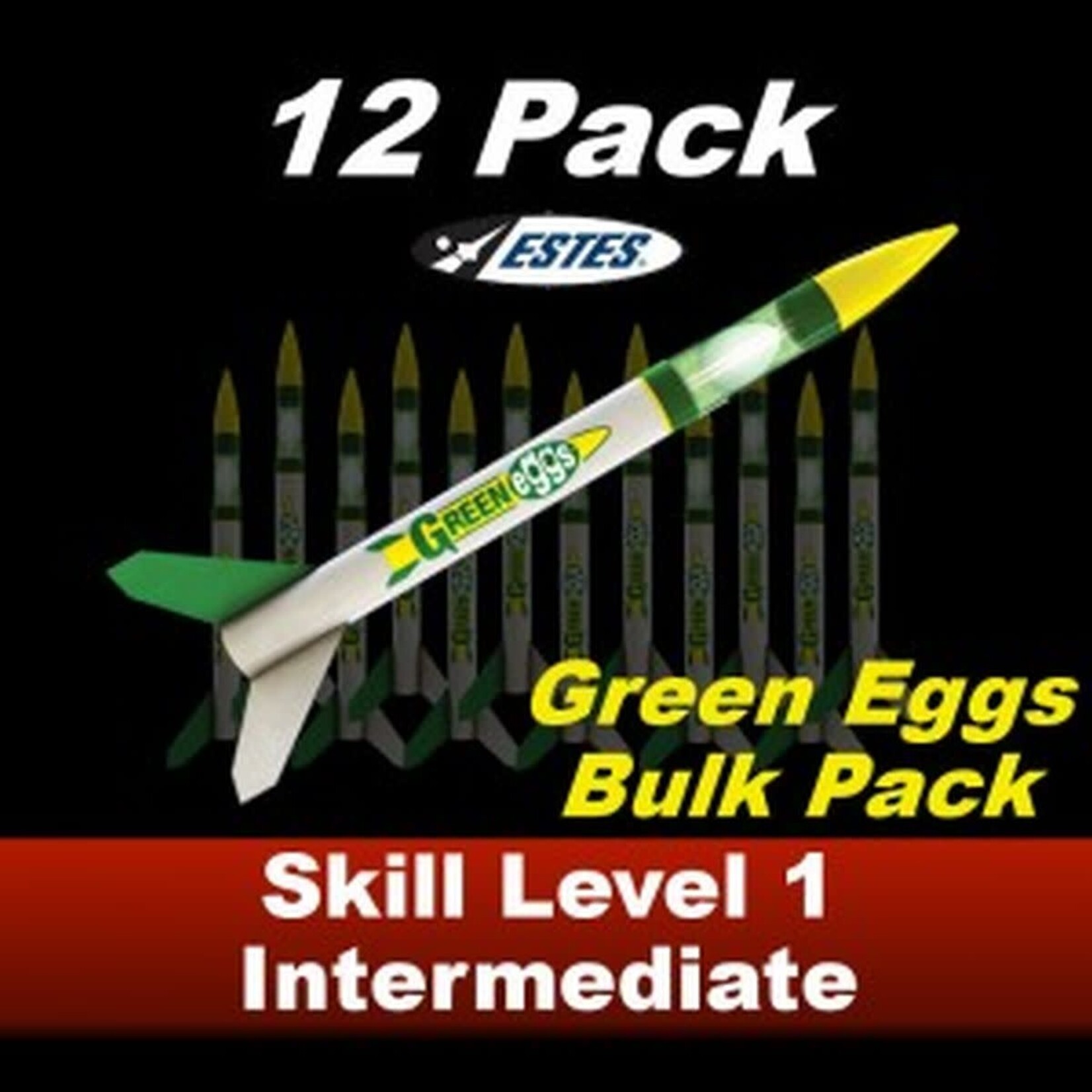 Estes 1718 Green Egg Educator Pk (12)