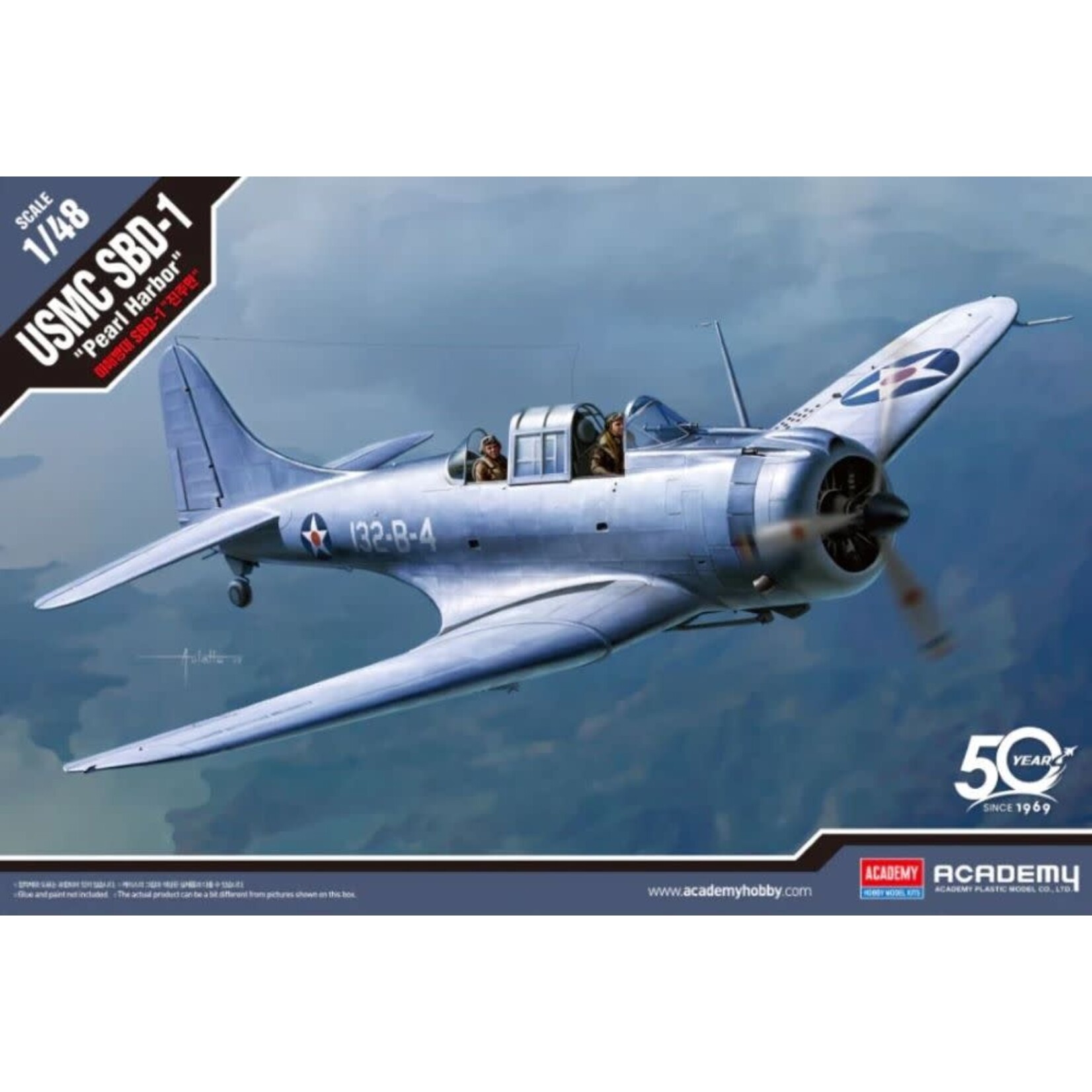 Academy 12331 1/48 SBD1 USMC Pearl Harbor Bomber