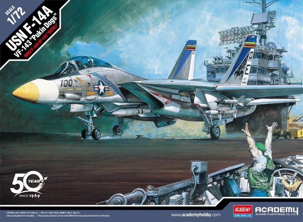 12563 F-14A VF-143 Pukin Dogs USN