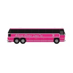 Iconic Replicas 870272 HO 1984 Allstate Charter Lines Motorcoach Bus