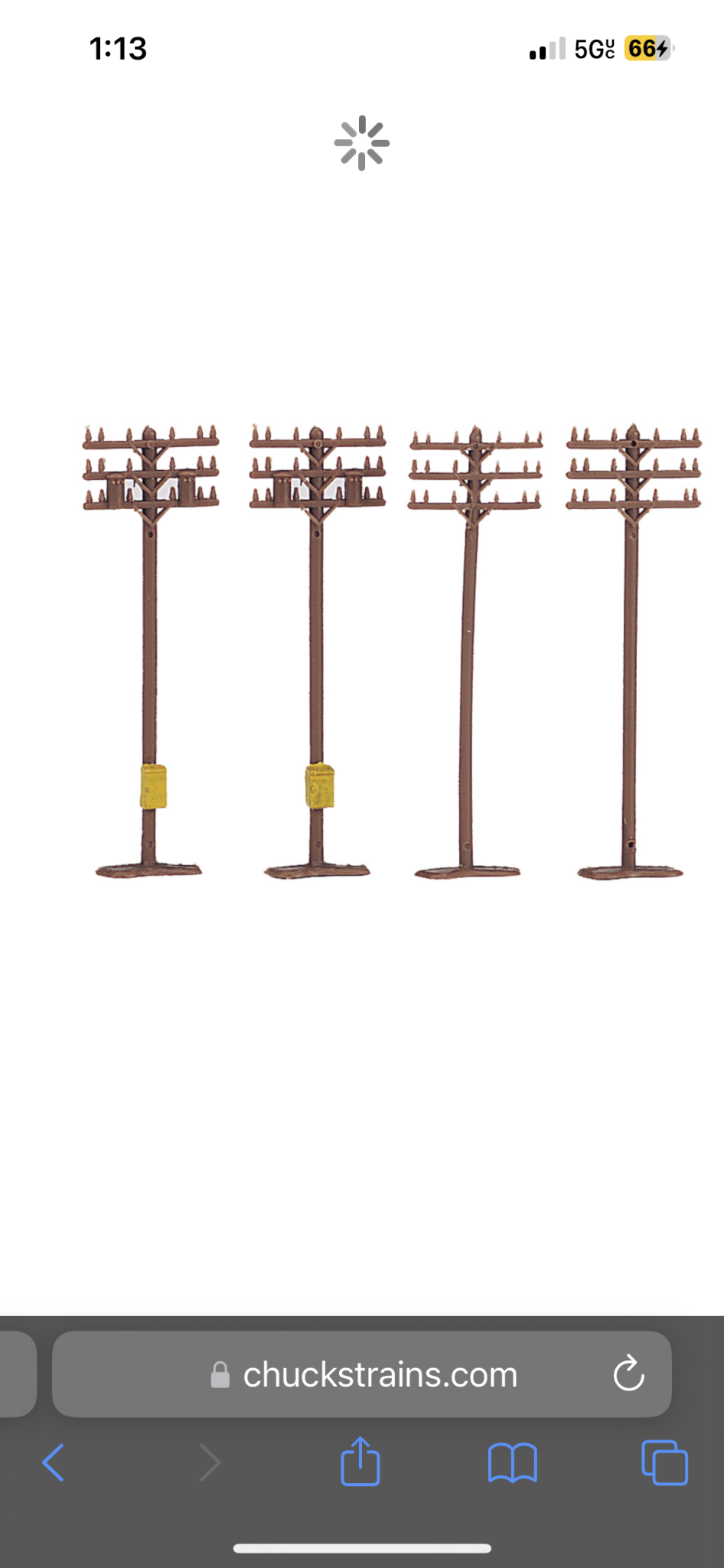 42506 N Telephone Poles/12pc