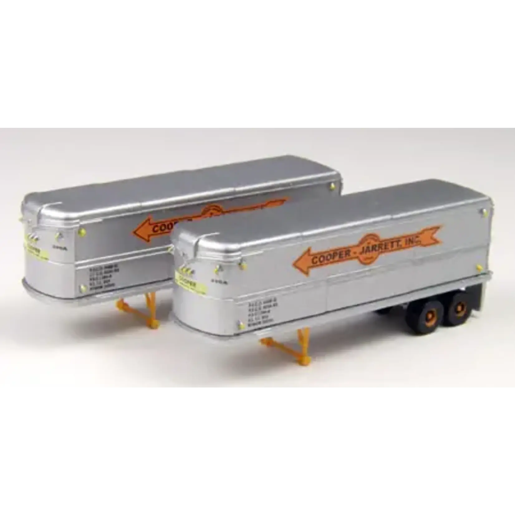 Classic Metal Works 51106 N Mini Metals 32' Fruehauf Aerovan Trailer Cooper-Jarrett