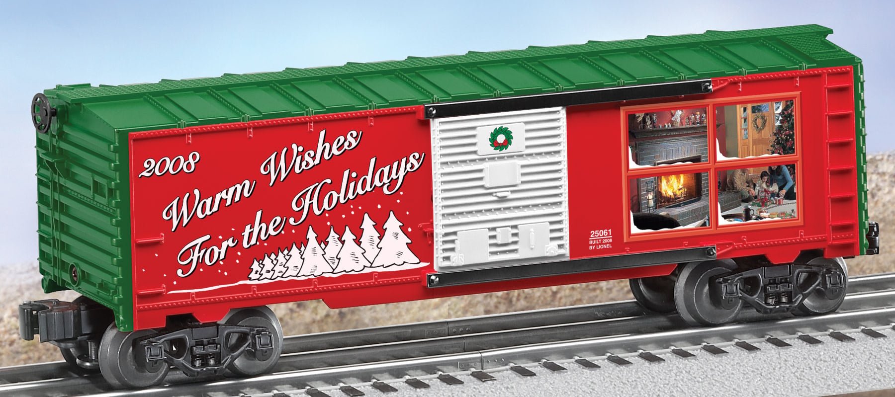 625061 O Gauge 2008 Holiday Boxcar