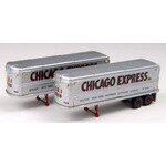 Classic Metal Works 51104 N Checago Express Aerovan Trailer