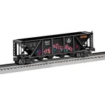 Lionel 627431 CSX Merger Quad Hopper with Graffiti