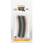 Bachmann 44801 N SCALE Nickel Silver E-Z Track(R) Curved Track