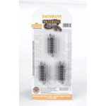 Bachmann 44832 N Quarter Section 12.50" Radius Curves Track - 6 Pack
