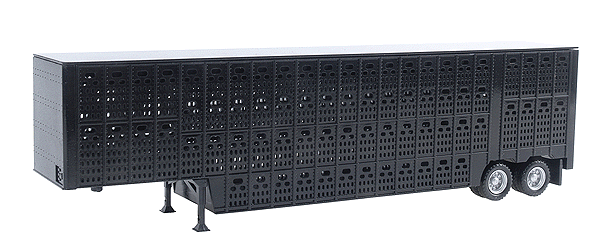 3265355 HO 48' Livestock Trailer -- Black