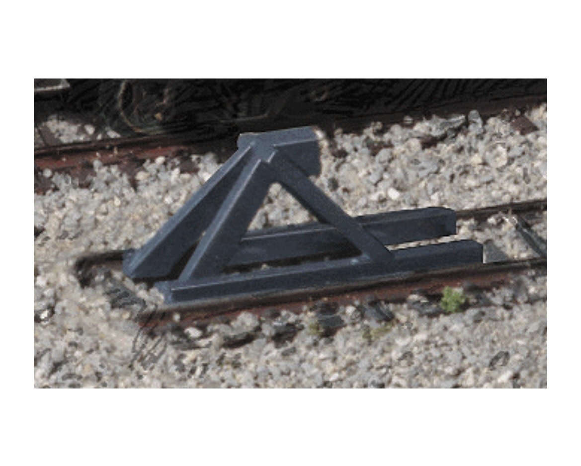 9332605 N Track Bumper - Built-ups -- Dark Gray pkg(5)