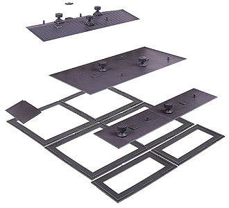 9333280 Flat and Peaked Roof with Base