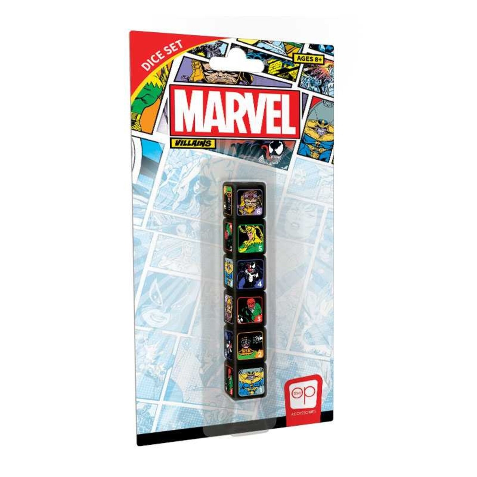 USAopoly 15580 Marvel Villains Dice