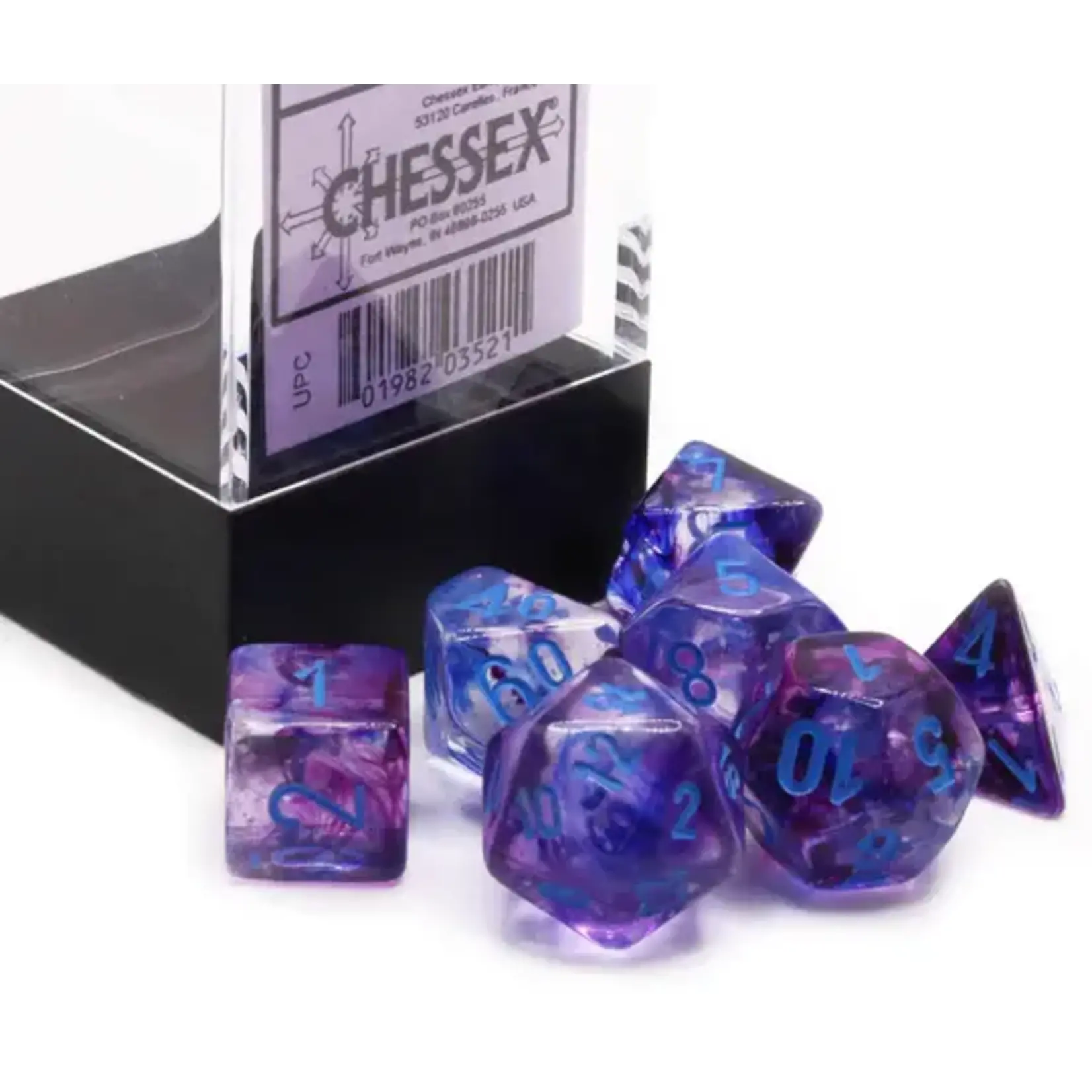 Chessex 20557 Mini Dice Nebula Blue