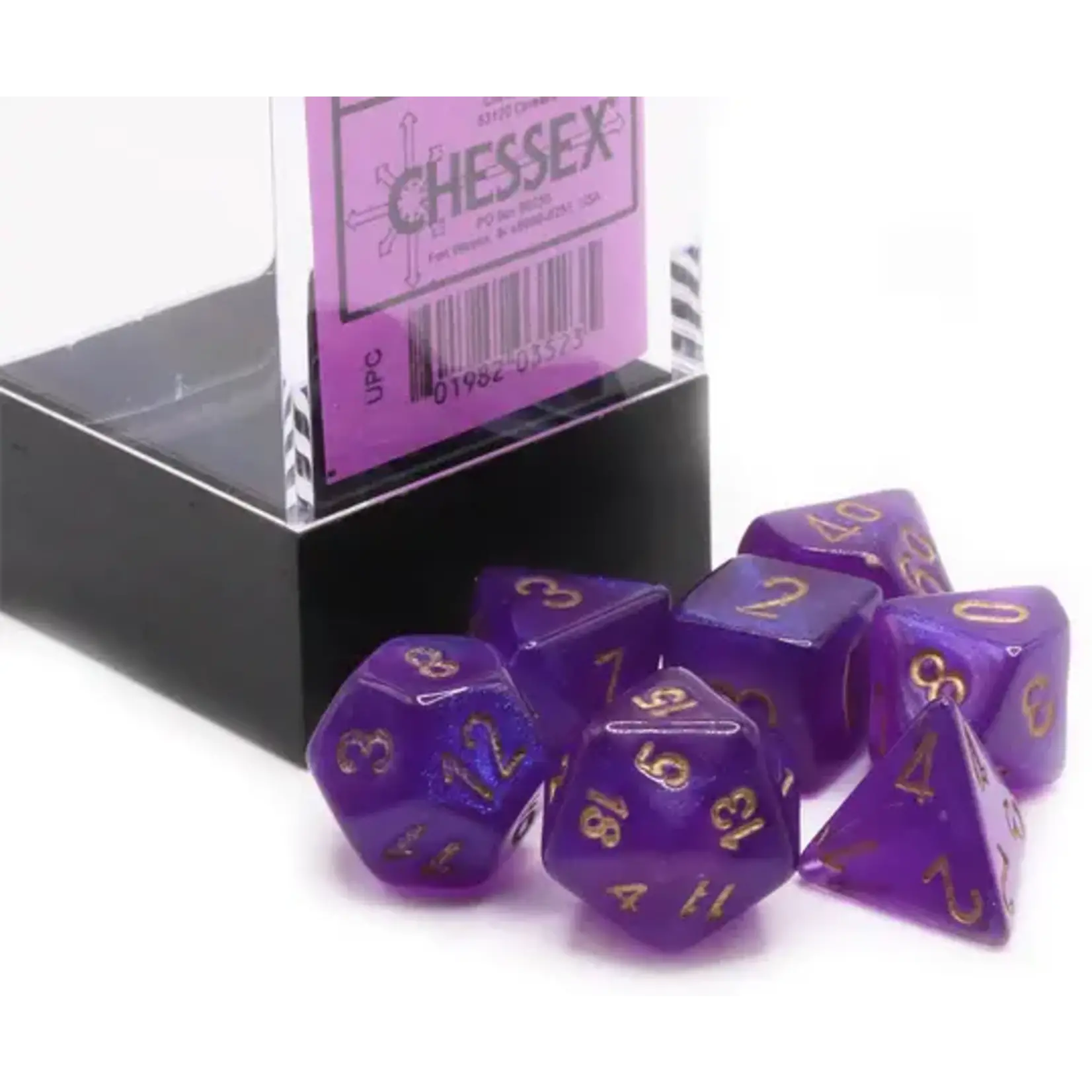 Chessex 20587 Mini Dice Borealis Royal Purple