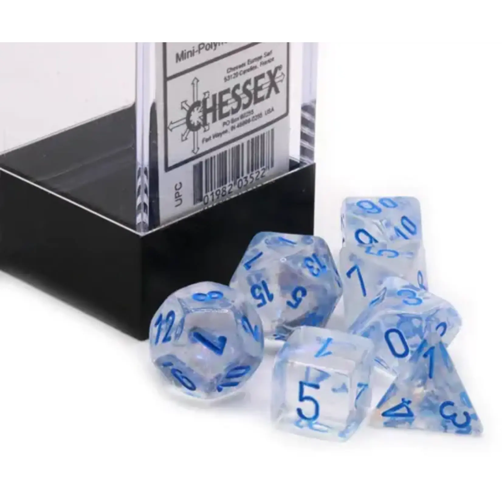 Chessex 20581 Mini Dice Icicle Light Blue