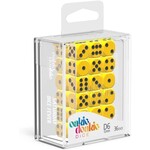 Oakie Doakie 400029 D6 Dice 12 mm Solid - Yellow (36)