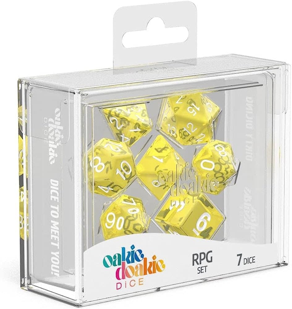 500012 RPG Set Translucent - Yellow (7)