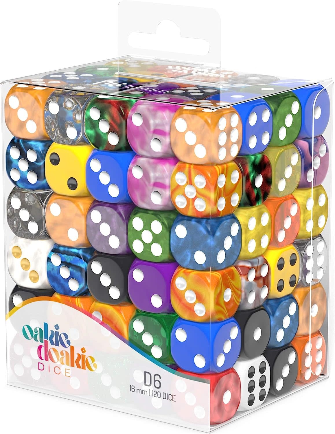 600008 D6 16mm Retail Pack 120-Piece