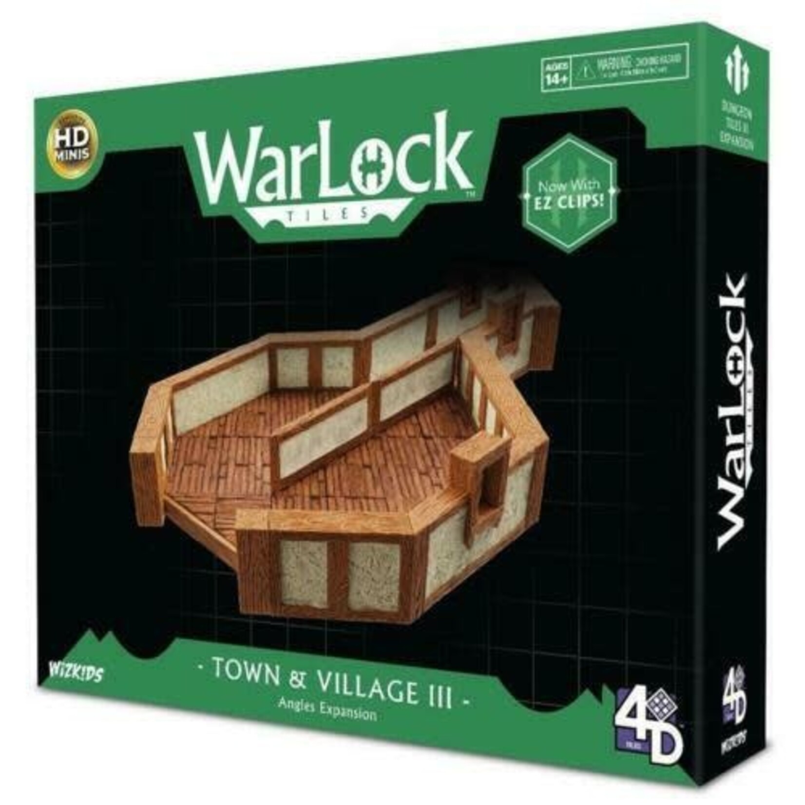 D&D 16519 Dungeons & Dragons Warlock Tiles Town Village III Curves