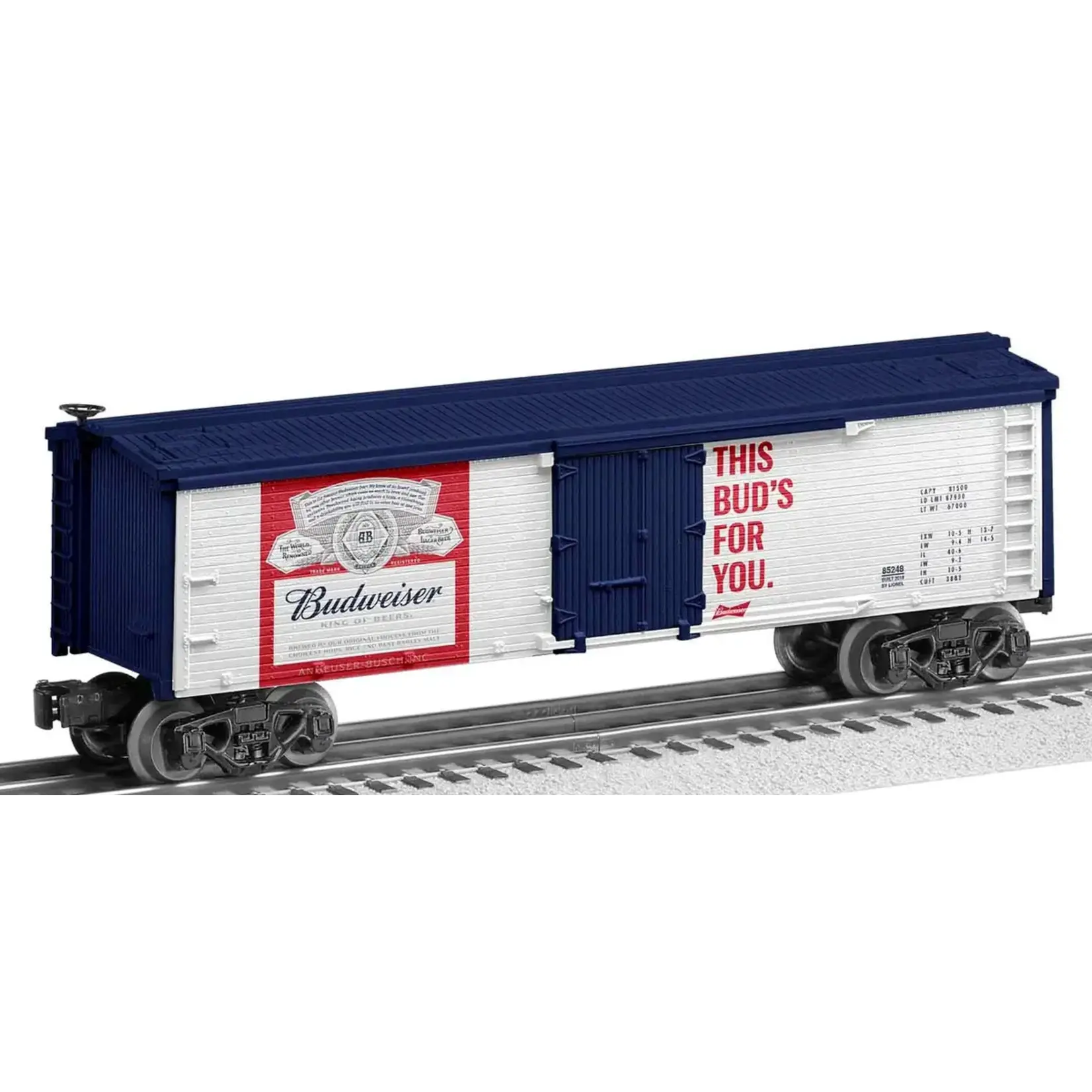 Lionel 685248 O Budweiser Reefer