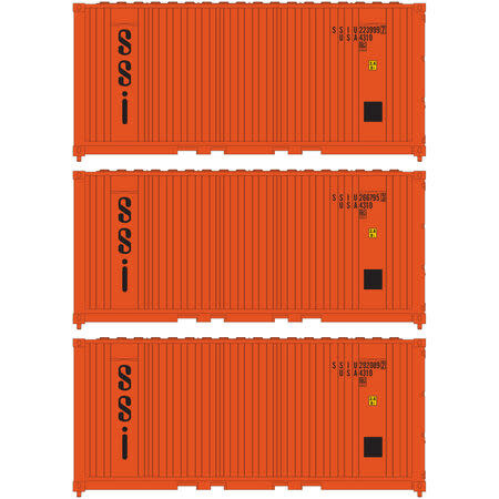 17698 N 20' Corrugated Container SS 3pk