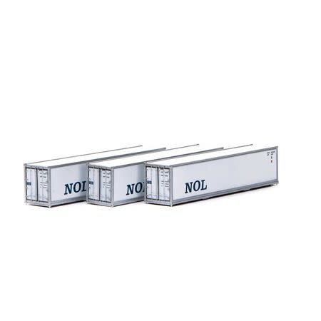 17704 N 40' Smooth Side Container NOL 3pk
