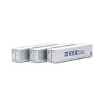 Athearn 17705 N 40' Smooth Side Container NYK 3pk